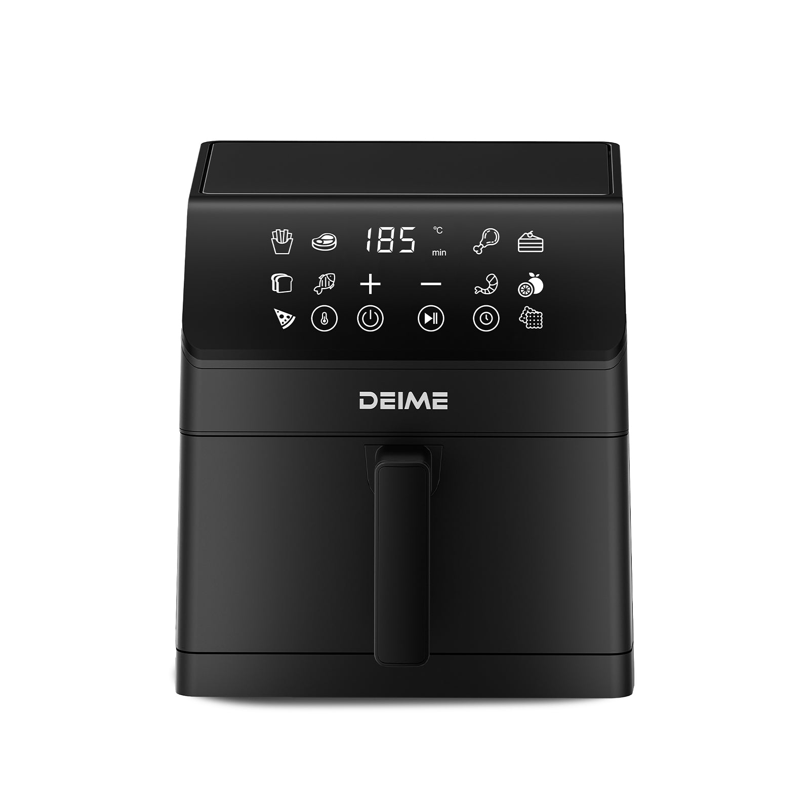 Airfryer 6 L 1700 W 12 Programmes Écran Digital – Noir