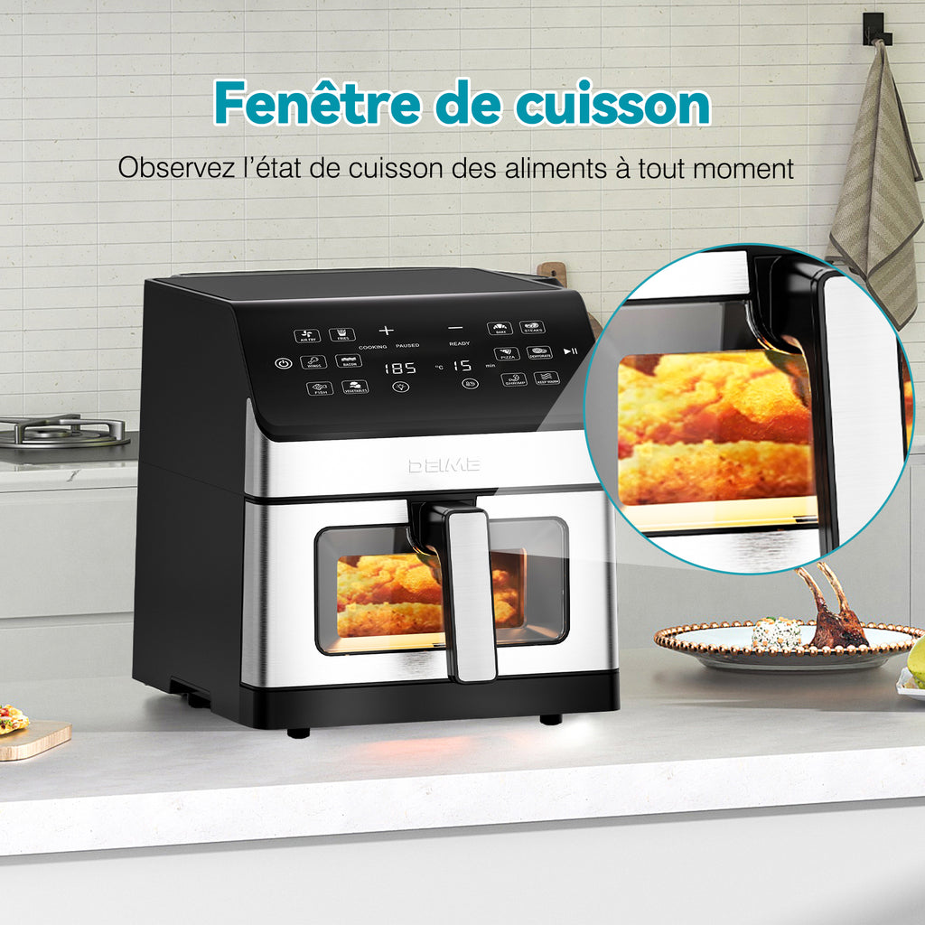 Airfryer 6 L 1700 W 12 Programmes Écran Digital