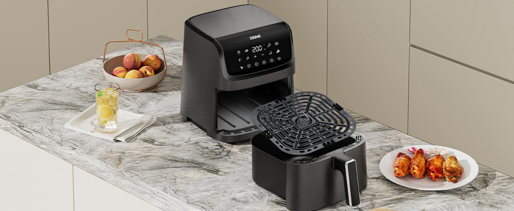 Airfryer 7 L 1800 W 10 Programmes Écran Tactile – Noir