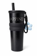 Gourde Isotherme Happiness – Noir Mat Effet Premium