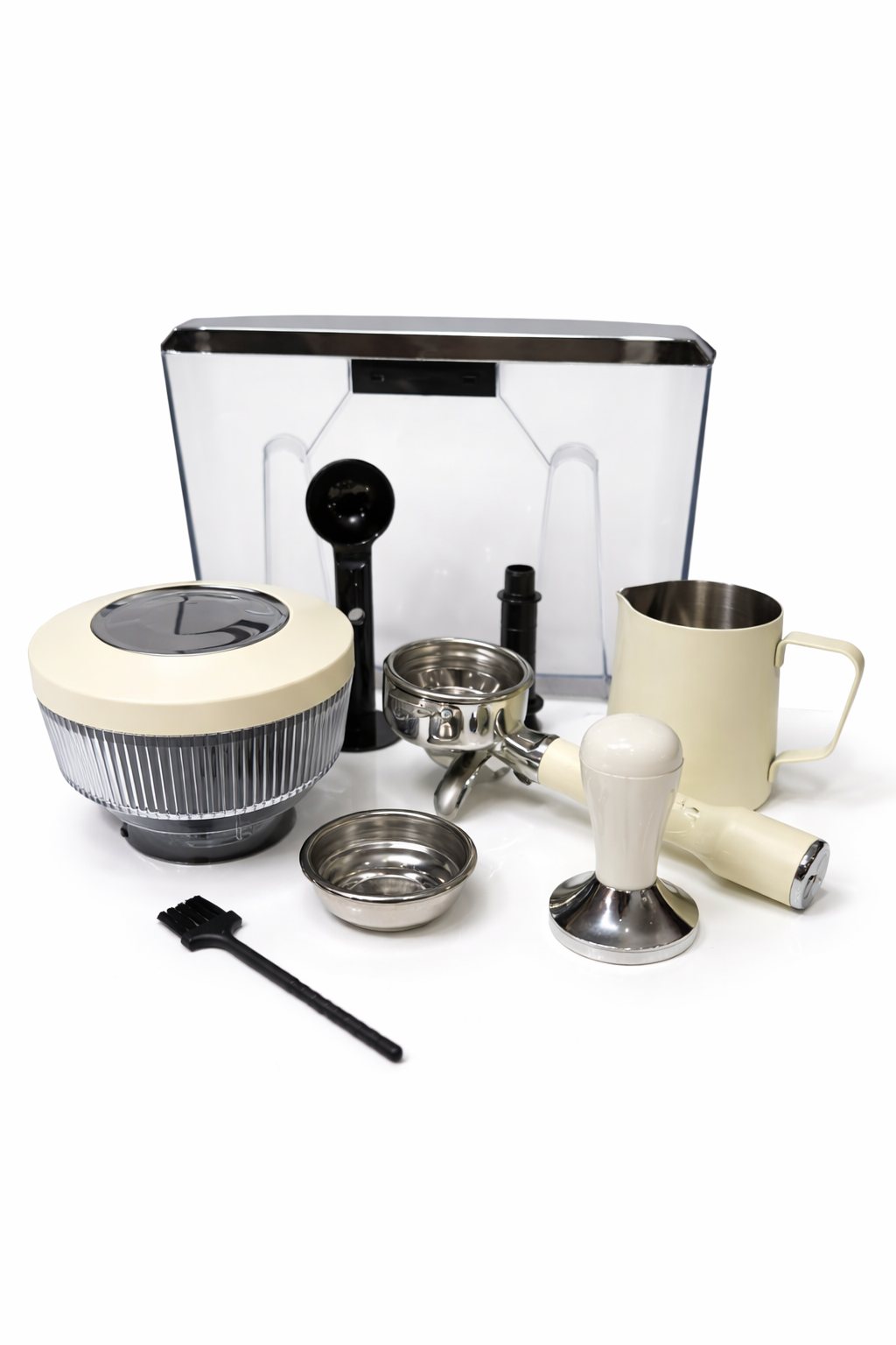 Machine Expresso DEIME DES810 avec Moulin Intégré – 1400W – Crème